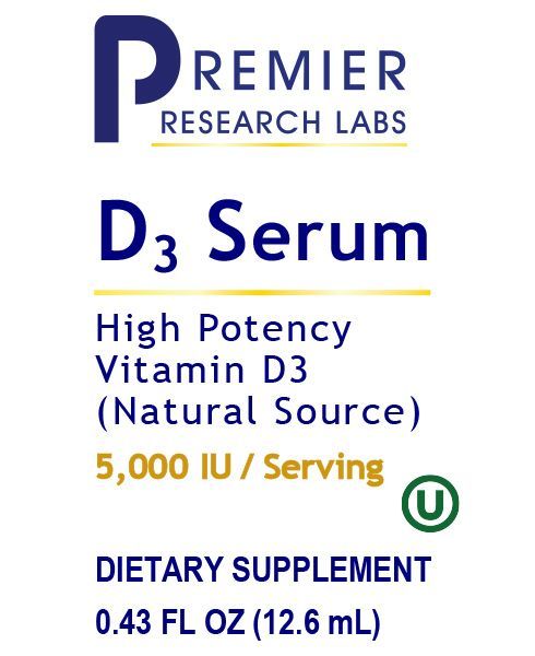 D3 Serum - label image