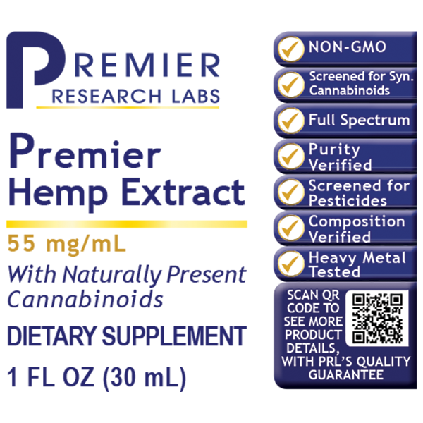 Premier Hemp Extract label