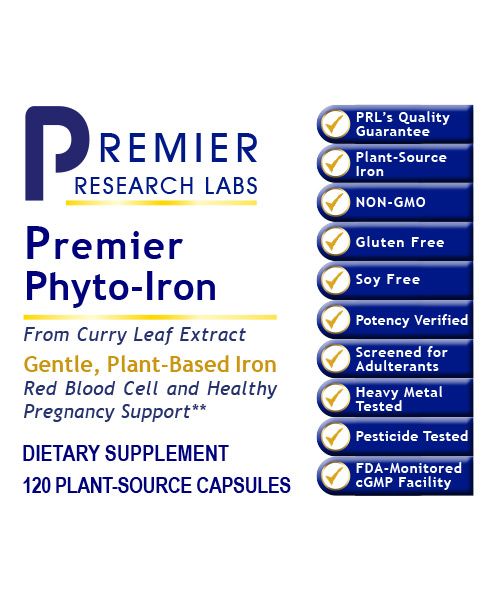 Premier Phyto-Iron suggested use label