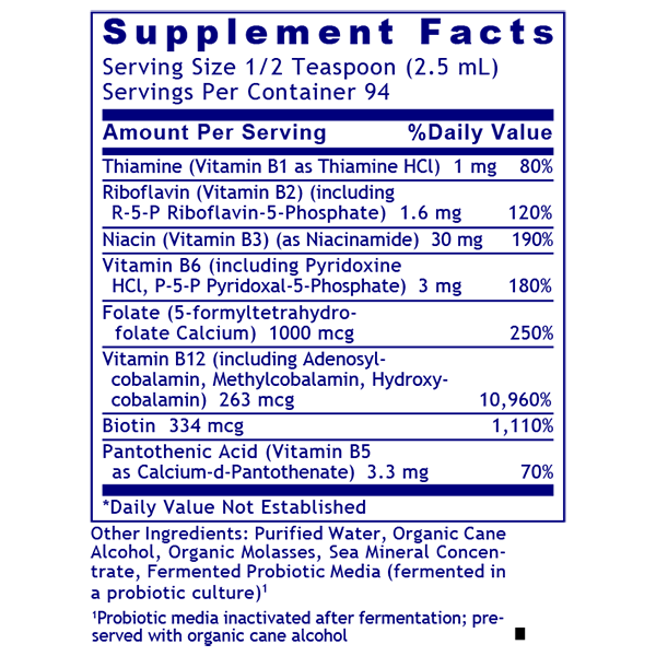 Max B-ND supplement facts