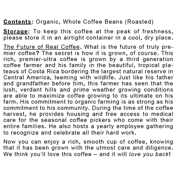 Coffee - Premier Organic